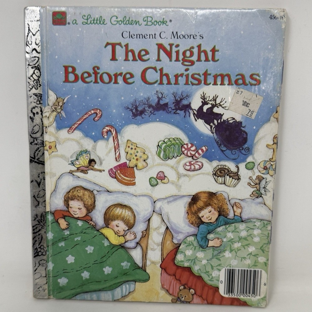 Vintage 1987 A Little Golden Book The Night Before Christmas Clement C Moore's